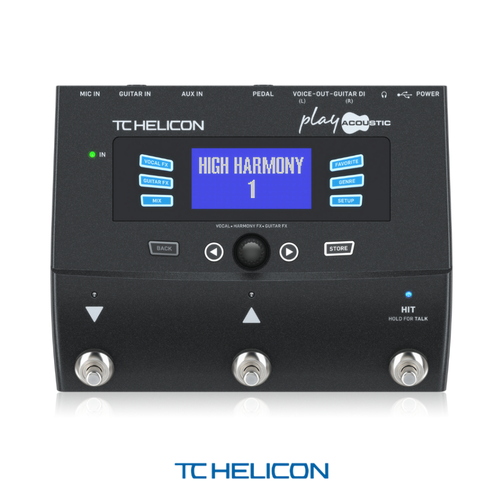 TC-Helicon Play Acoustic Vocal and Guitar Effects Pedal