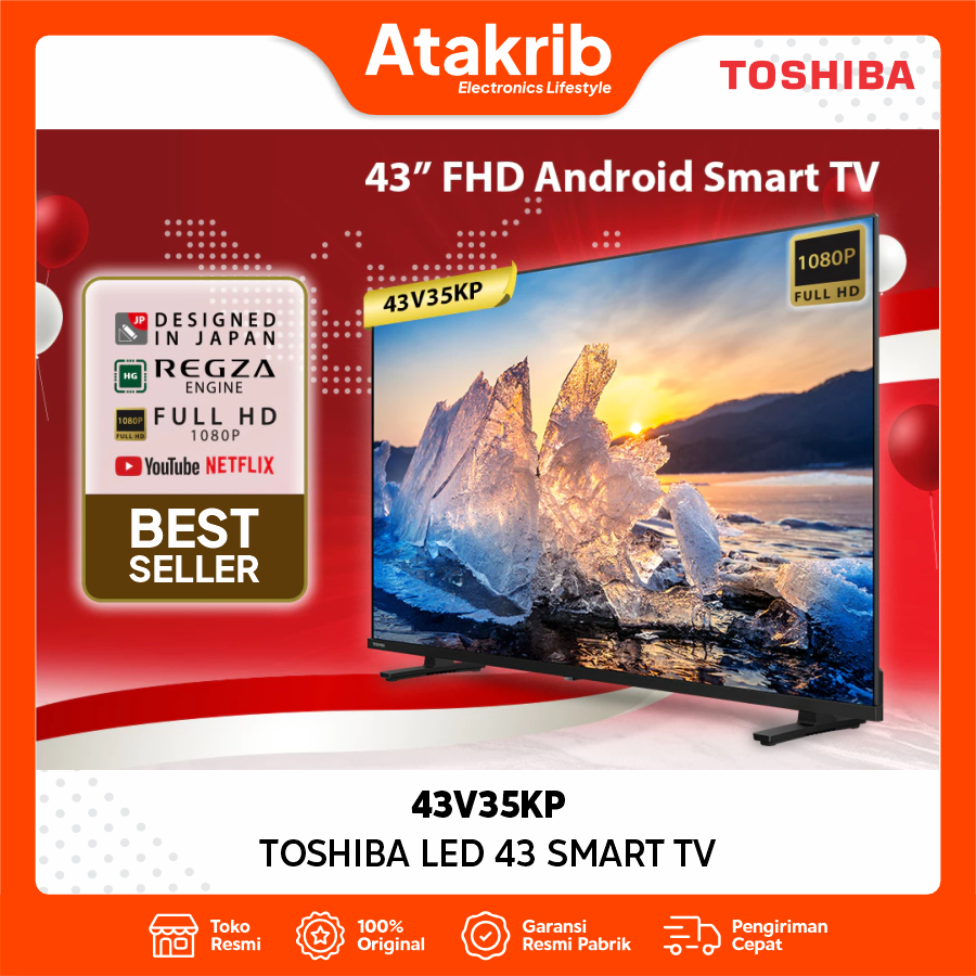 TOSHIBA LED 43 43V35KP FHD ANDROID SMART TV