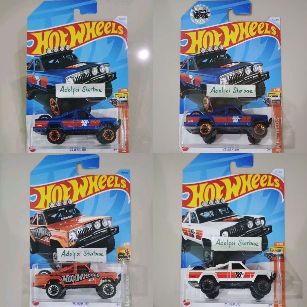 hotwheels hot wheels '73 jeep j10 baja blazers 426 bf goodrich k&n hw hot trucks ith indonesia treas