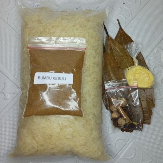 

Beras Pera 1Kg Plus Bumbu Kebuli Paket Lengkap