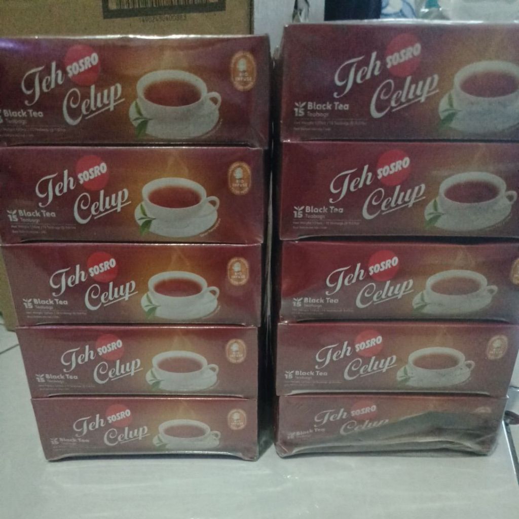

teh celup Sosro( 1 pack x 10 pcs )