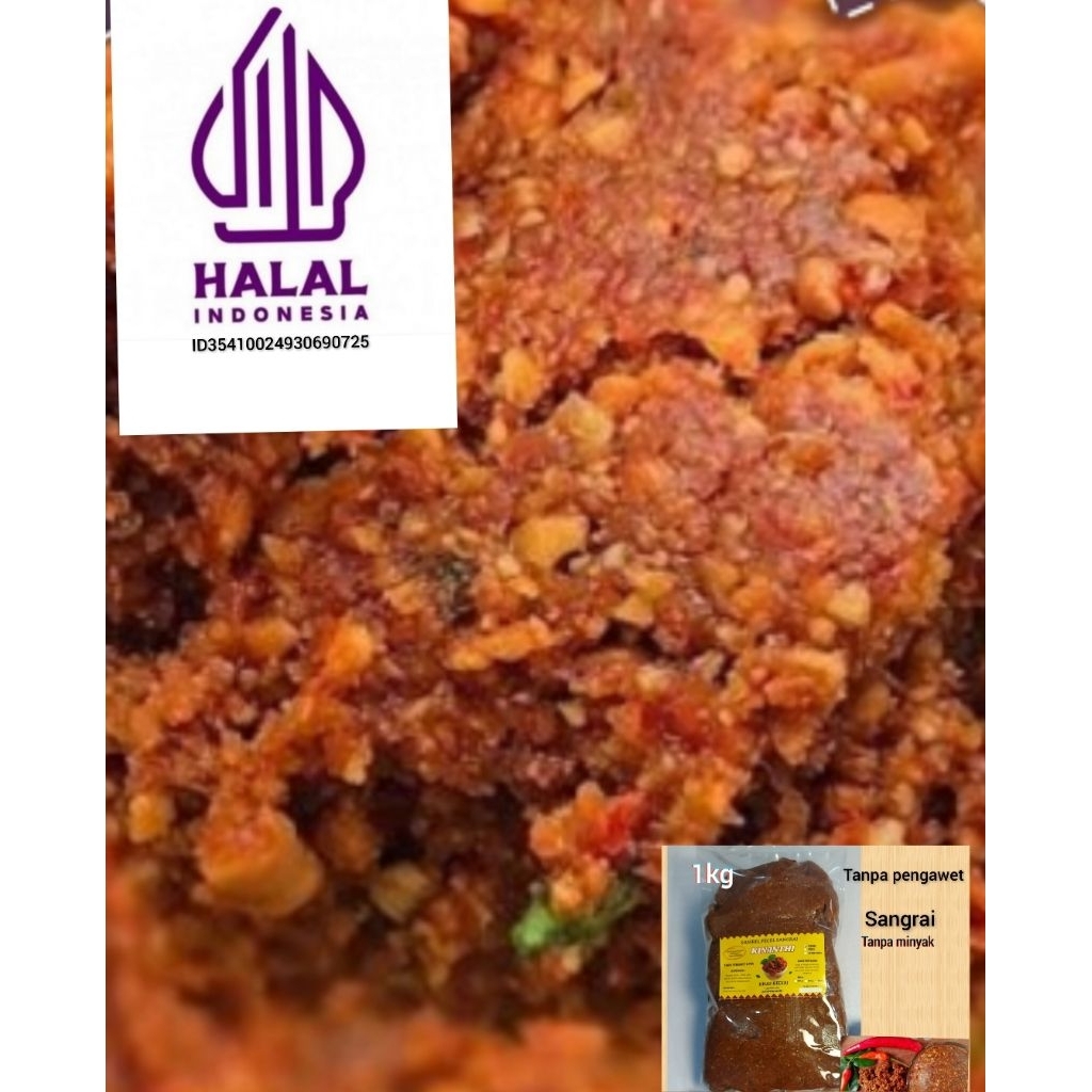 

KINANTI!!!! 1 kg ( loss) sambel bumbu pecel sangrai kacang khas kediri / murni tanpa pengawet pedas sedang ekstra pedas