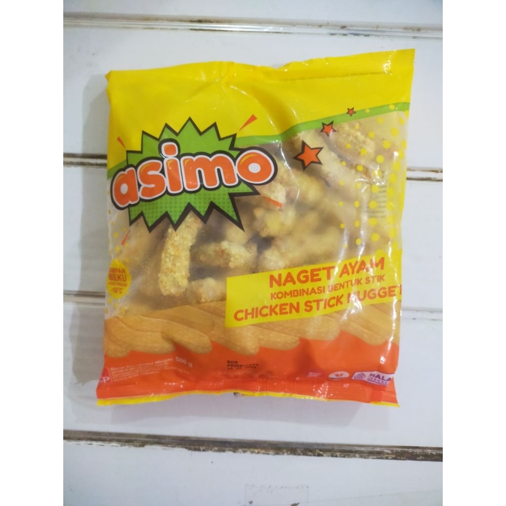 

Asimo Nugget Berbentuk Stik 500Gr / Nugget Stik 500Gr