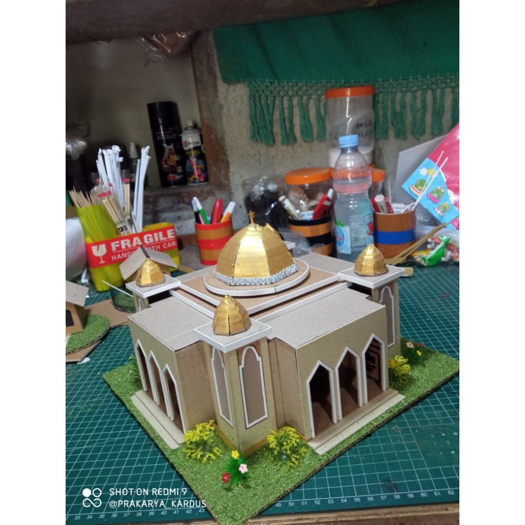 

prakarya masjid kardus 116 ukuran -+28x28