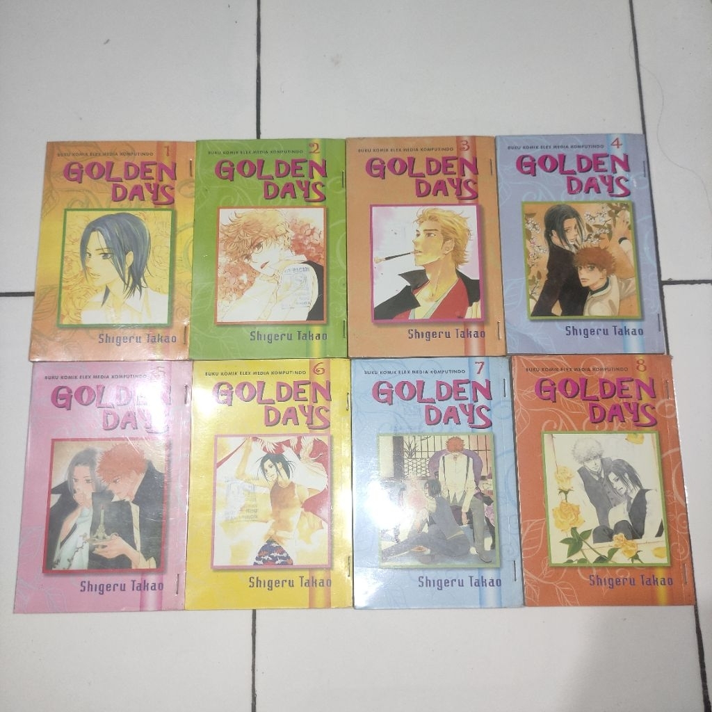 komik golden days 1-8end by Shigeru takao