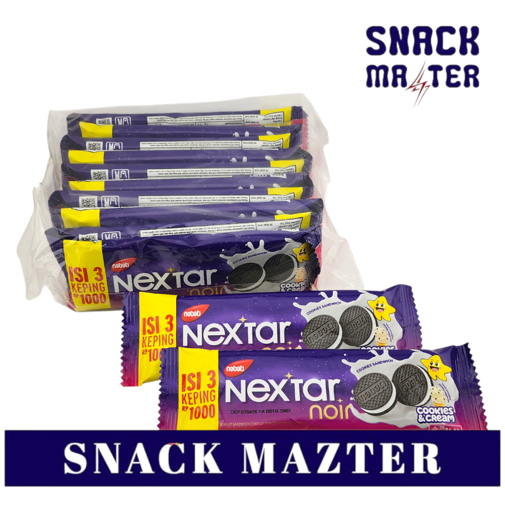 Softcookies_ Nextar Noir Renceng Biskuit Digestive Cokelat 10 Bks