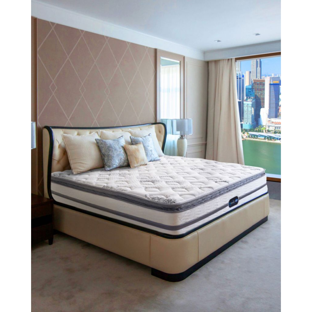 Simmons Beautyrest Marina Bay Suite Kasur Springbed Fully Imported Exclusive Hotel (Mattress Only)