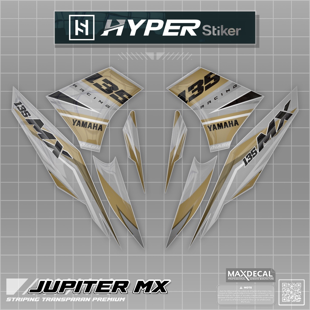STRIPING JUPITER MX TRANSPARAN/STIKER VARIASI MX NEW 135/STRIPING MOTOR TRANSPARAN NJMX/MX NEW 135