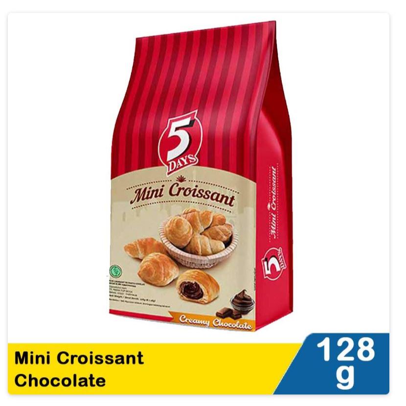 

5 days mini croissant chocolate 128g