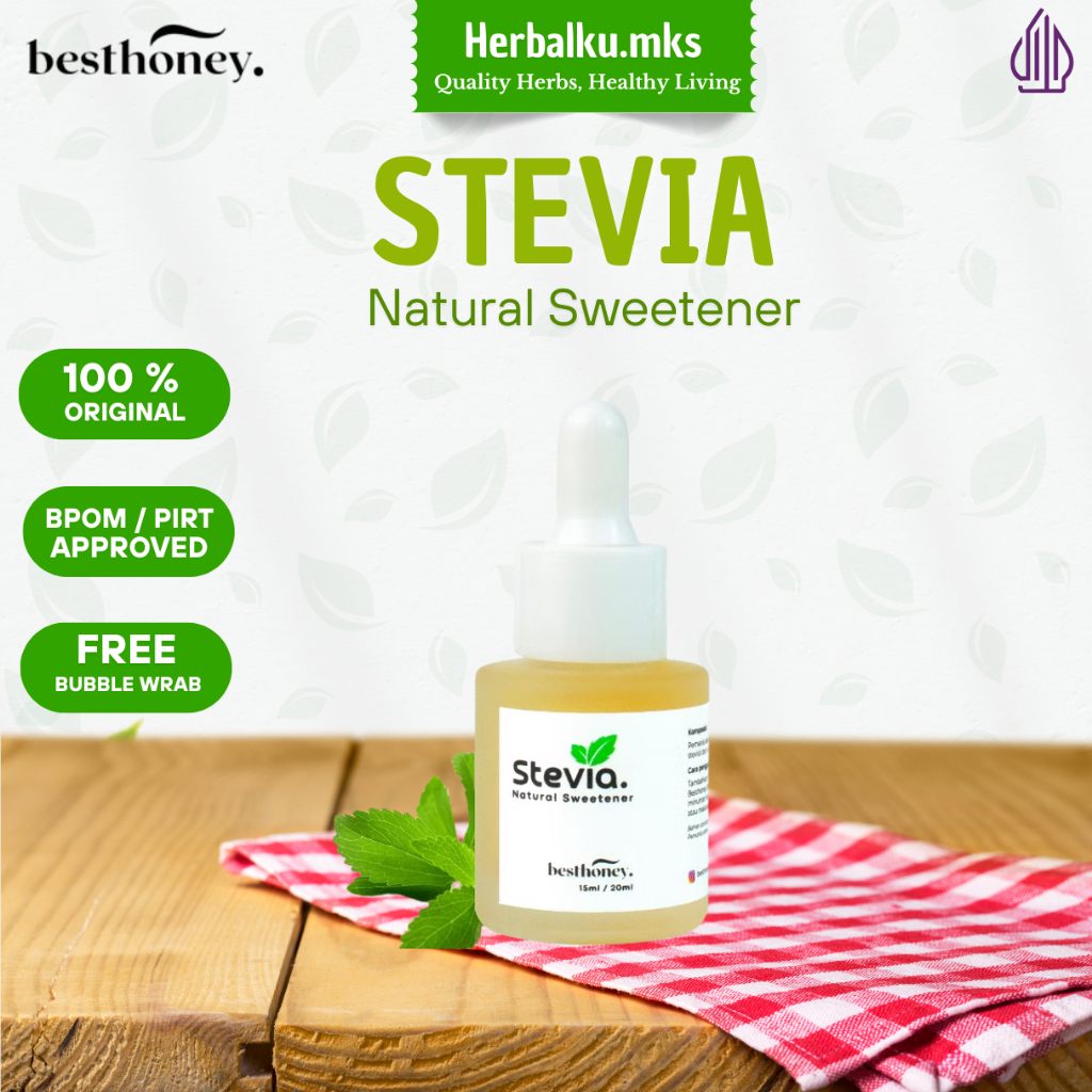 

Best Honey Stevia Gula Cair Stevia Tetes Asli Organik 20ml