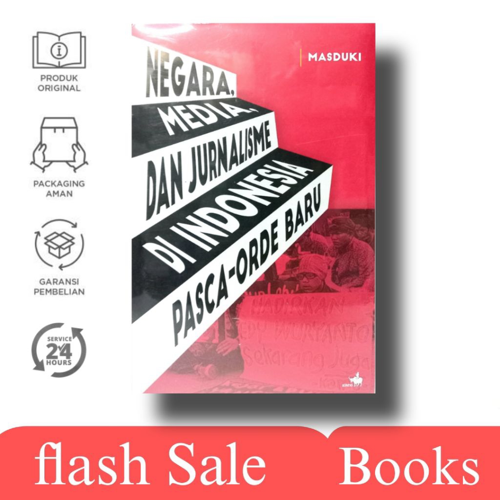 Buku Negara media dan  jurnalisme di indonesia paca orde baru