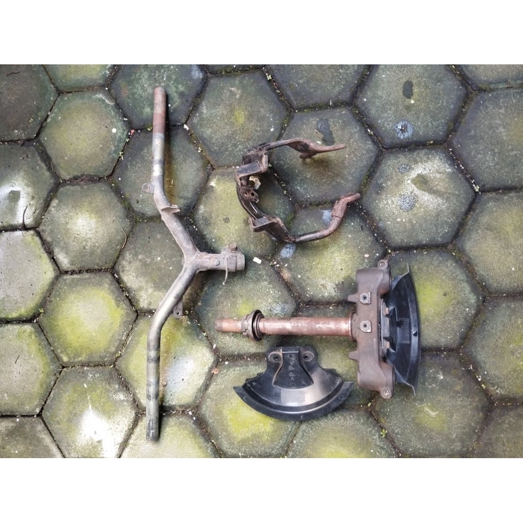 Stang Set Segitiga nouvo lele + bracket tameng