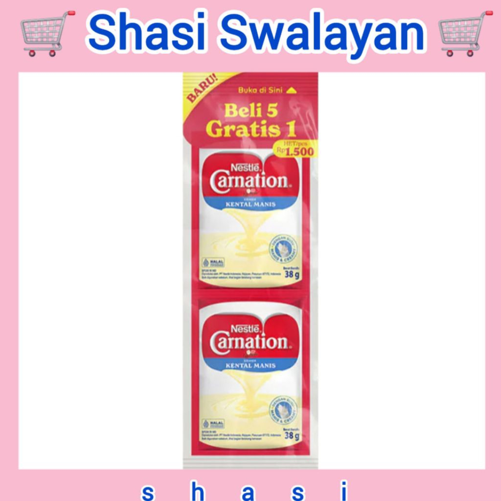 

Carnation Kental Manis 38 gr X 6 Sachet