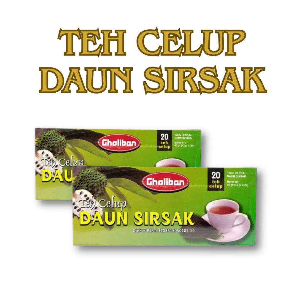 

Teh Celup Daun Sirsak Alami isi 20 Kantong