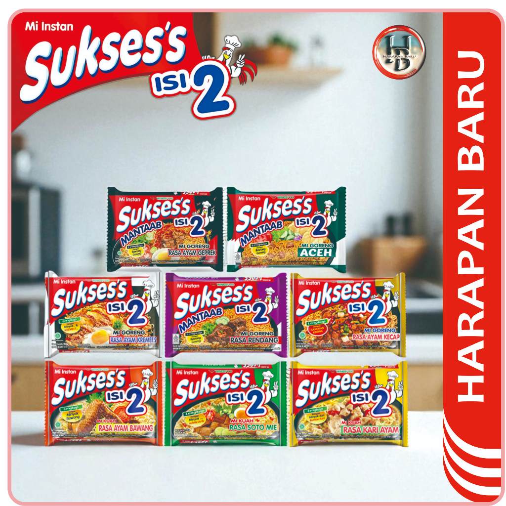 

Mie Suksess Isi 2 - Mie Goreng - Mie Kuah - Mie Instan