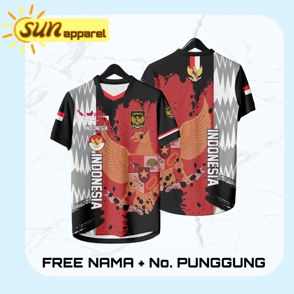 JERSEY INDONESIA TIMNAS FANTASY GARUDA KEMERDEKAAN MERDEKA