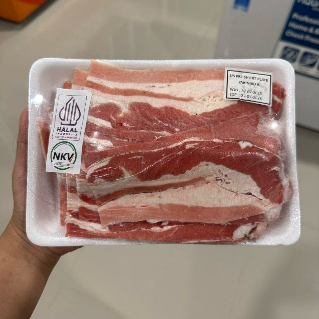 Shortplate Slice Daging Sapi 500gr