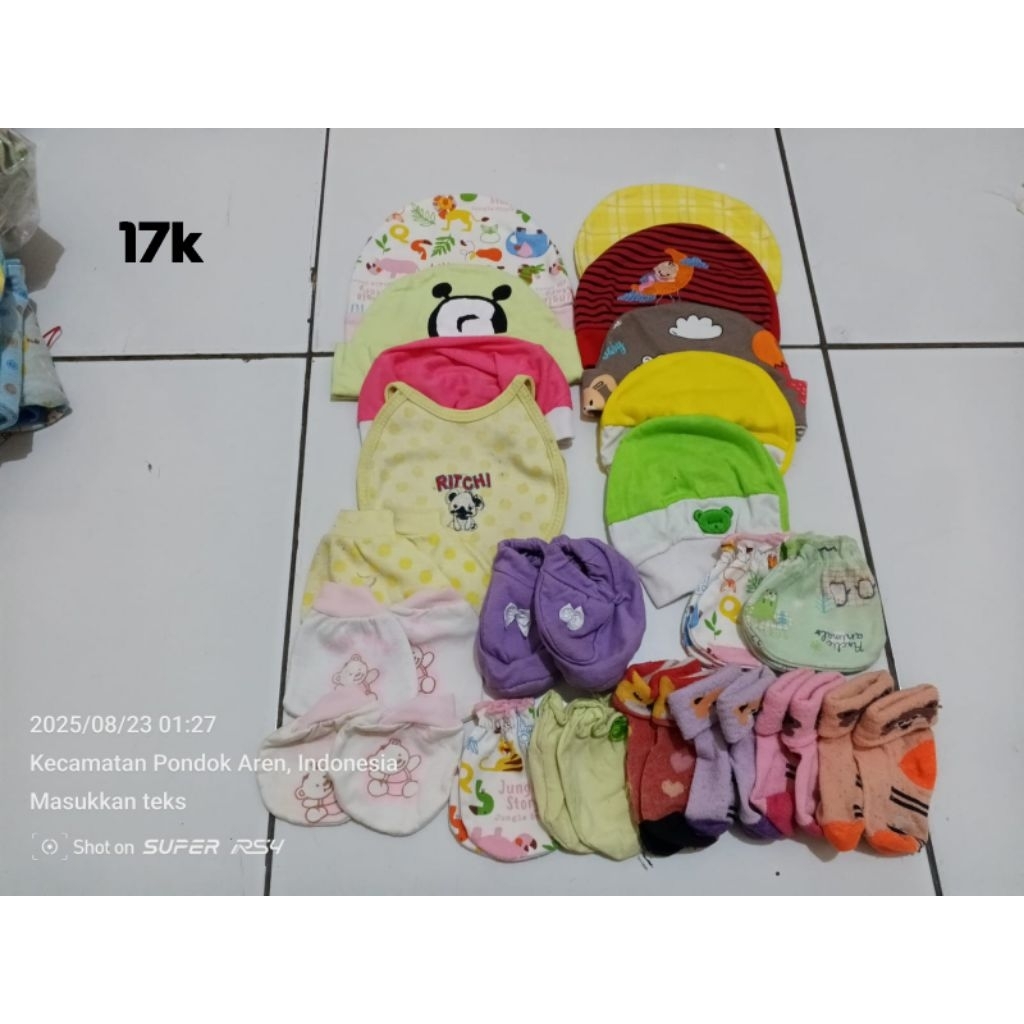 topi bayi preloved