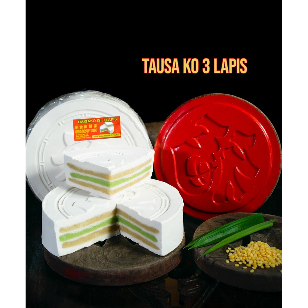 

MOON CAKE TAU SA KO 3 LAPIS / KUE BULAN TAUSAKO NYIETKO / MOONCAKE SIN HAP HIN