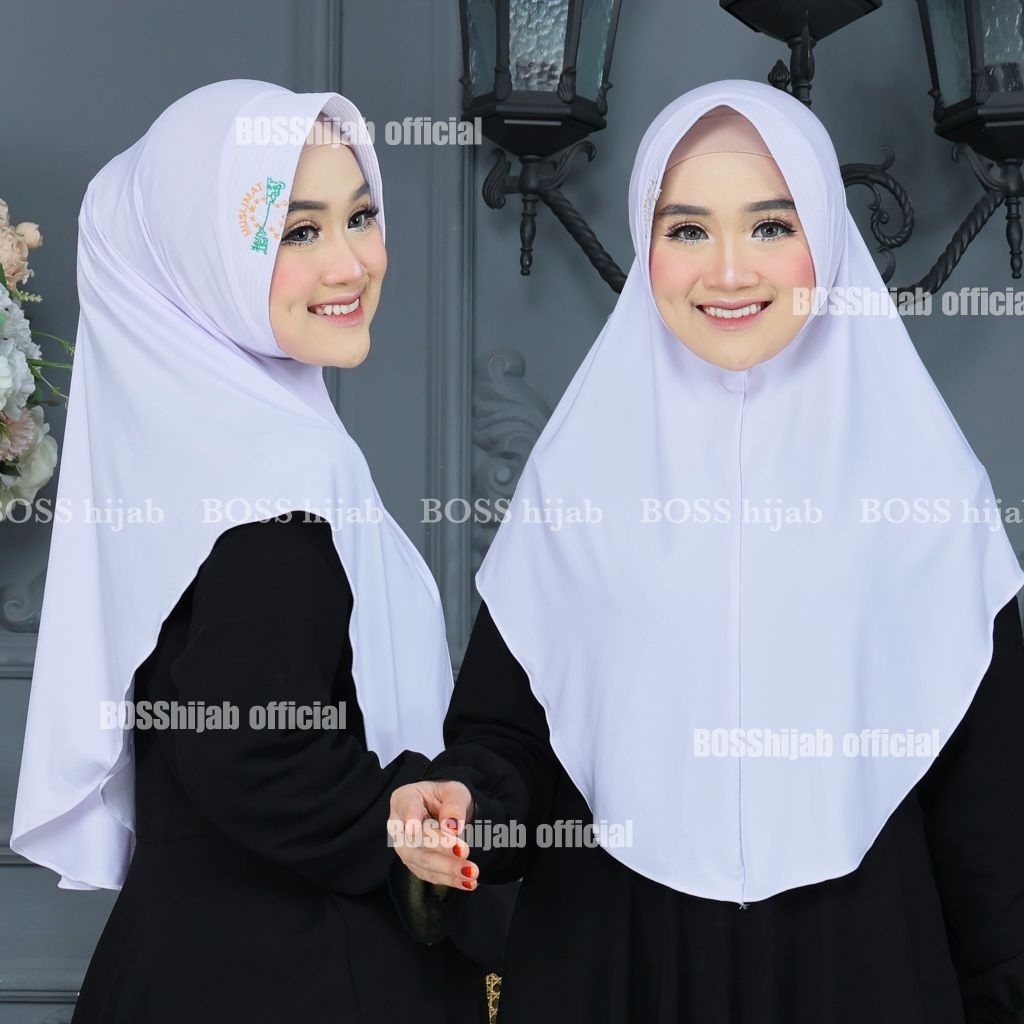 hijab MUSLIMAT NU instan ukuran L/ jilabab muslimat/ kerudung muslimat nu