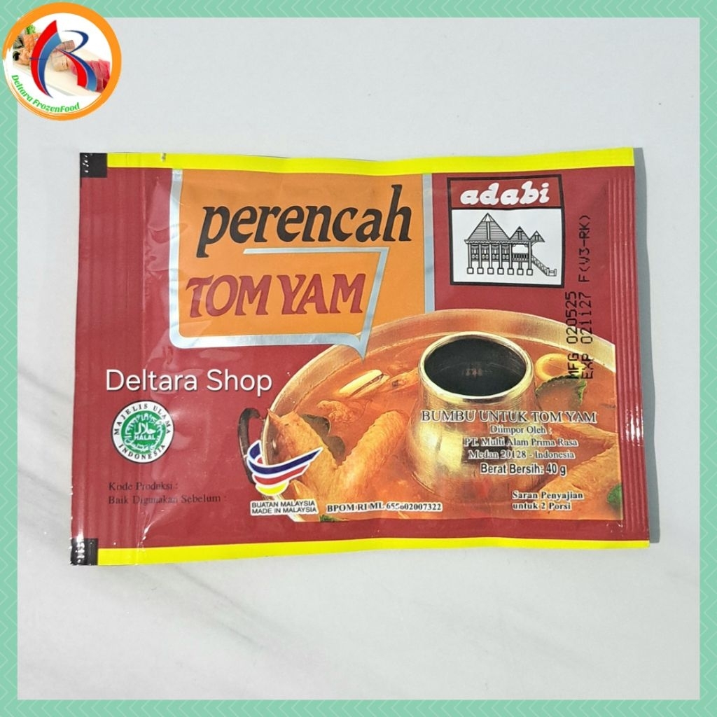 

Adabi Perencah Tomyum 40 gr HALAL || Bumbu Instan Kuah Tomyum