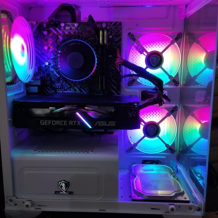 PC gaming Core i3-12100F+RTX2060 6GB+RaM 16GB+Ssd 256GB+HD 500GB_editing, streaming