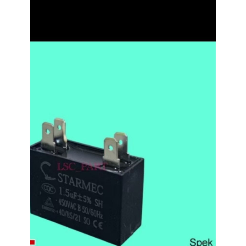 kapasitor Starmec ukuran 1.5 uf