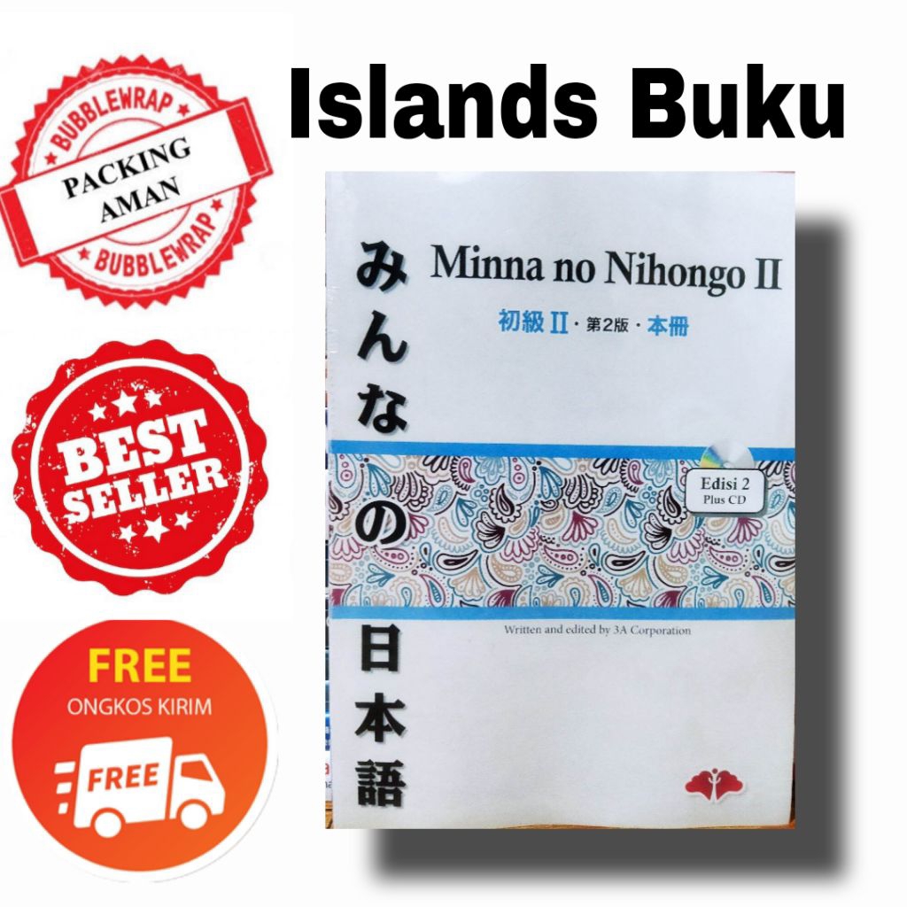 Buku minna no nihongo 2 full Jepang