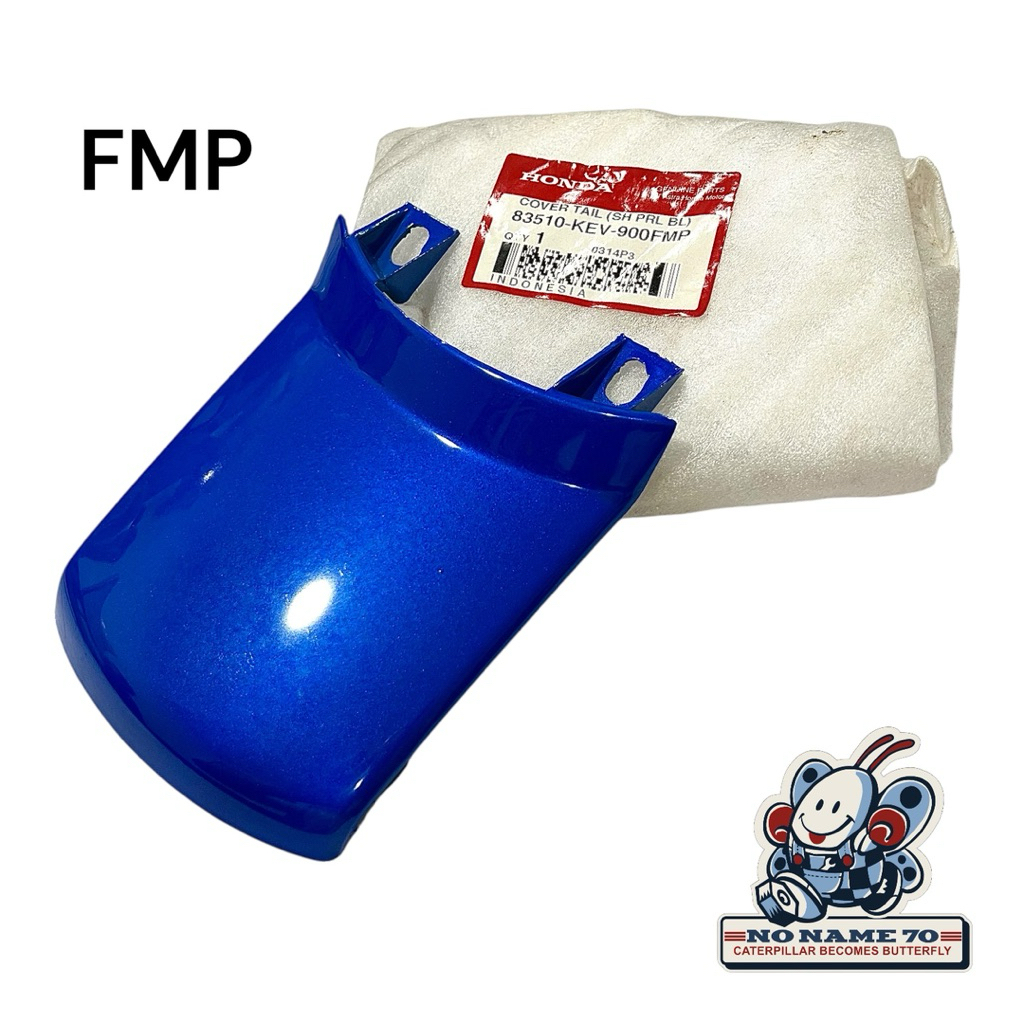 Cover Tail Sambungan Body Belakang Honda Supra x Fit 100 Lama Biru FMP Original