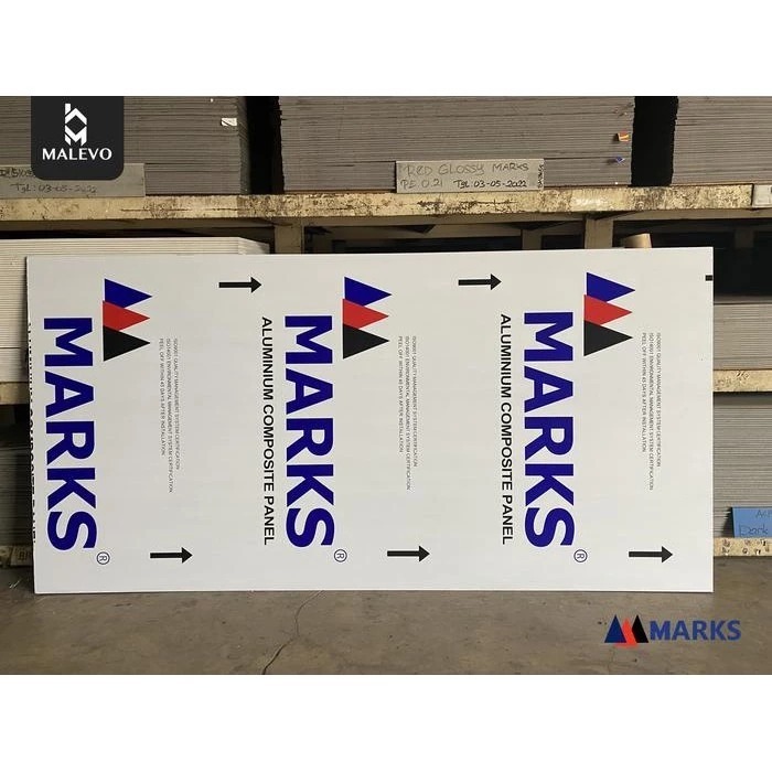 ACP MARKS BANDUNG PE/PVDF INDOOR/OUTDOOR 4MM 1 HARI SAMPAI