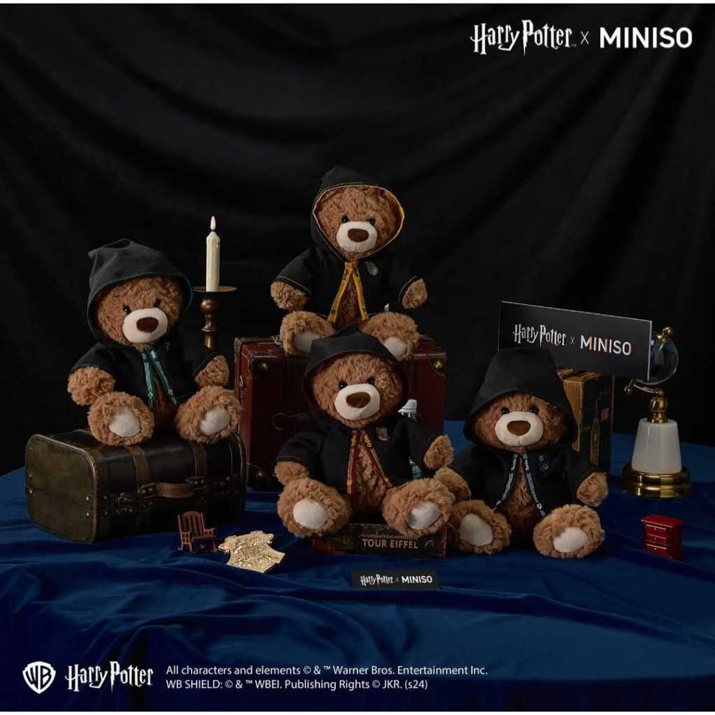 Boneka Teddy Bear House Miniso x Harry Potter