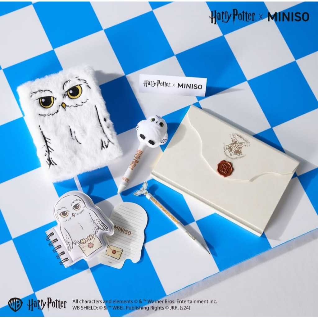 

Notebook, Pulpen Hedwig Series Miniso x Harry Potter