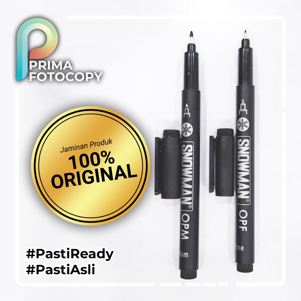 

SNOWMAN OPM OPF PERMANENT MEDIUM NIB UNTUK IJAZAH TANDA TANGAN