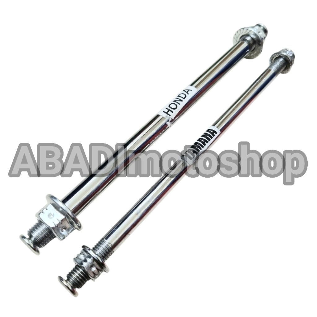 AS RODA DEPAN PROBOLT 2KUNCI MOTOR BEAT MIO VARIO FINO SCOOPY CRYTON REVO JUPITER  BLADE VEGA SUPRA 