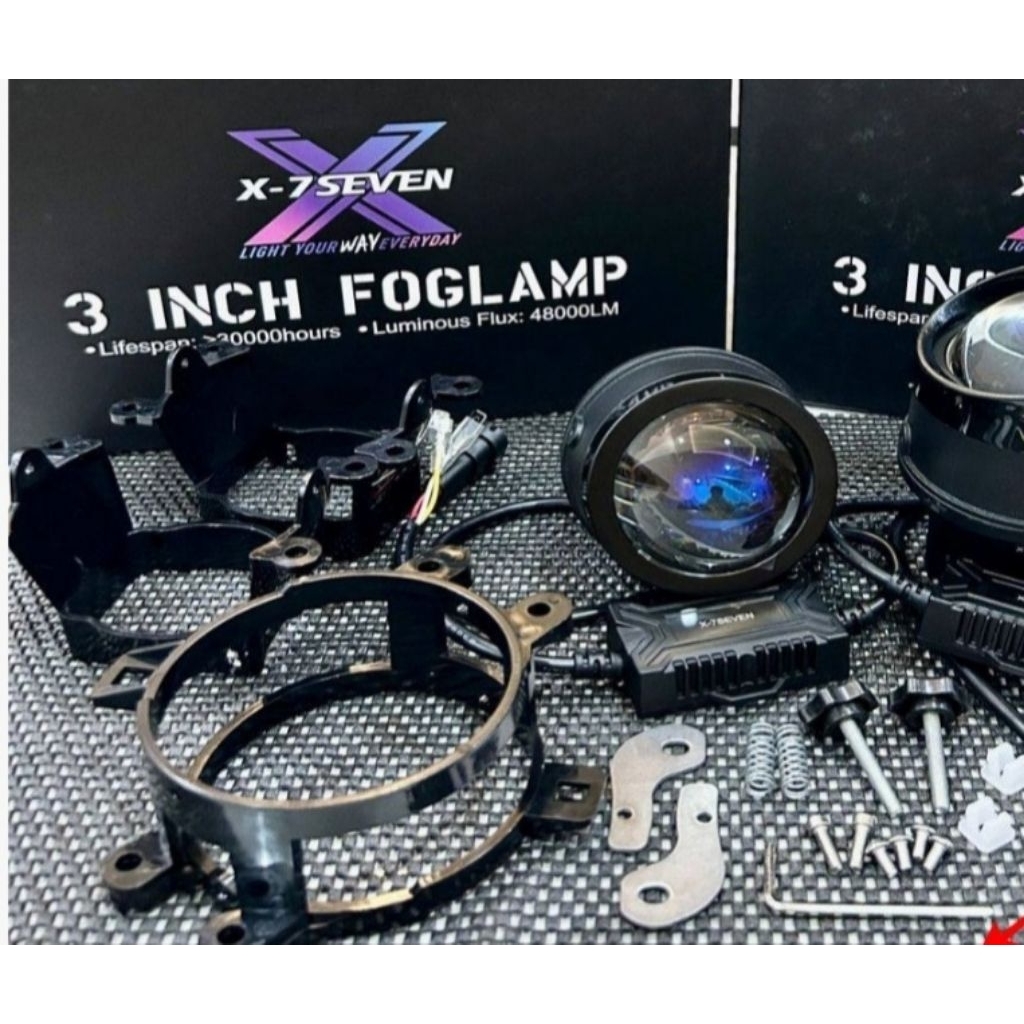 BILED FOGLAMP 3INCH 3WARNA PLUS DEVIL