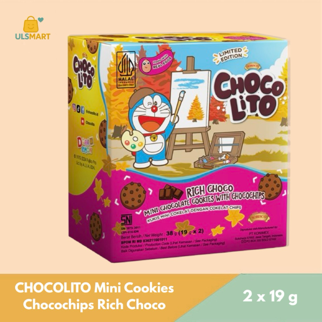 

CHOCOLITO Mini Cookies Chocochips Rich Choco 2 x 19 g