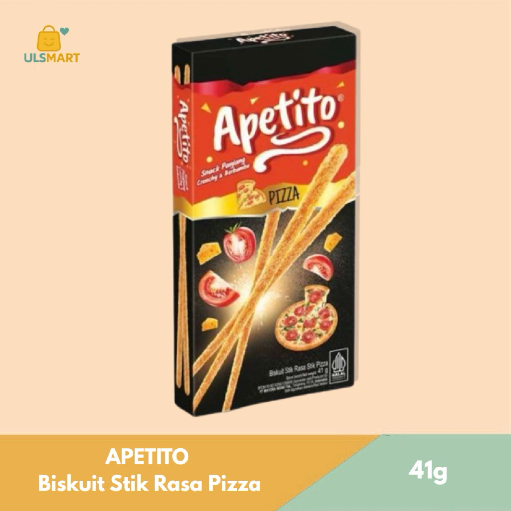 

APETITO Biskuit Stik Rasa Pizza 41 g