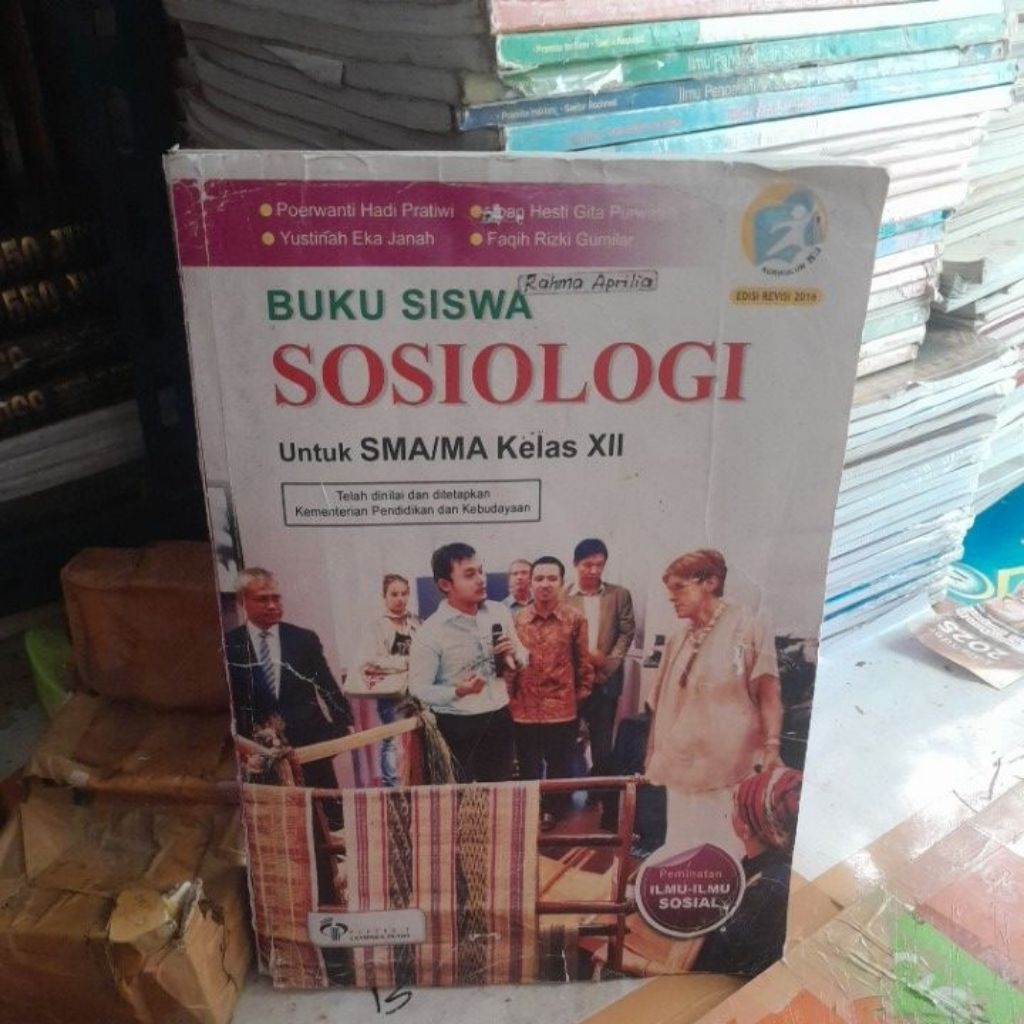 BUKU SISWA SOSIOLOGI UNTUK SMA/MA KELAS XII KURIKULUM K13 REVISI 2016 PENERBIT CEMPAKA PUTIH