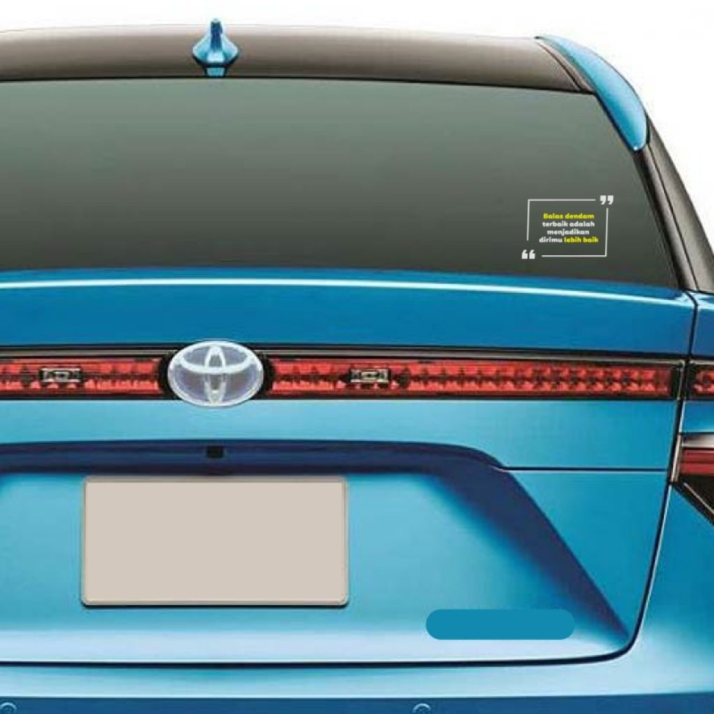 

Custom cutting sticker quotes sesuai kebutuhan dengan ukuran 7x7cm