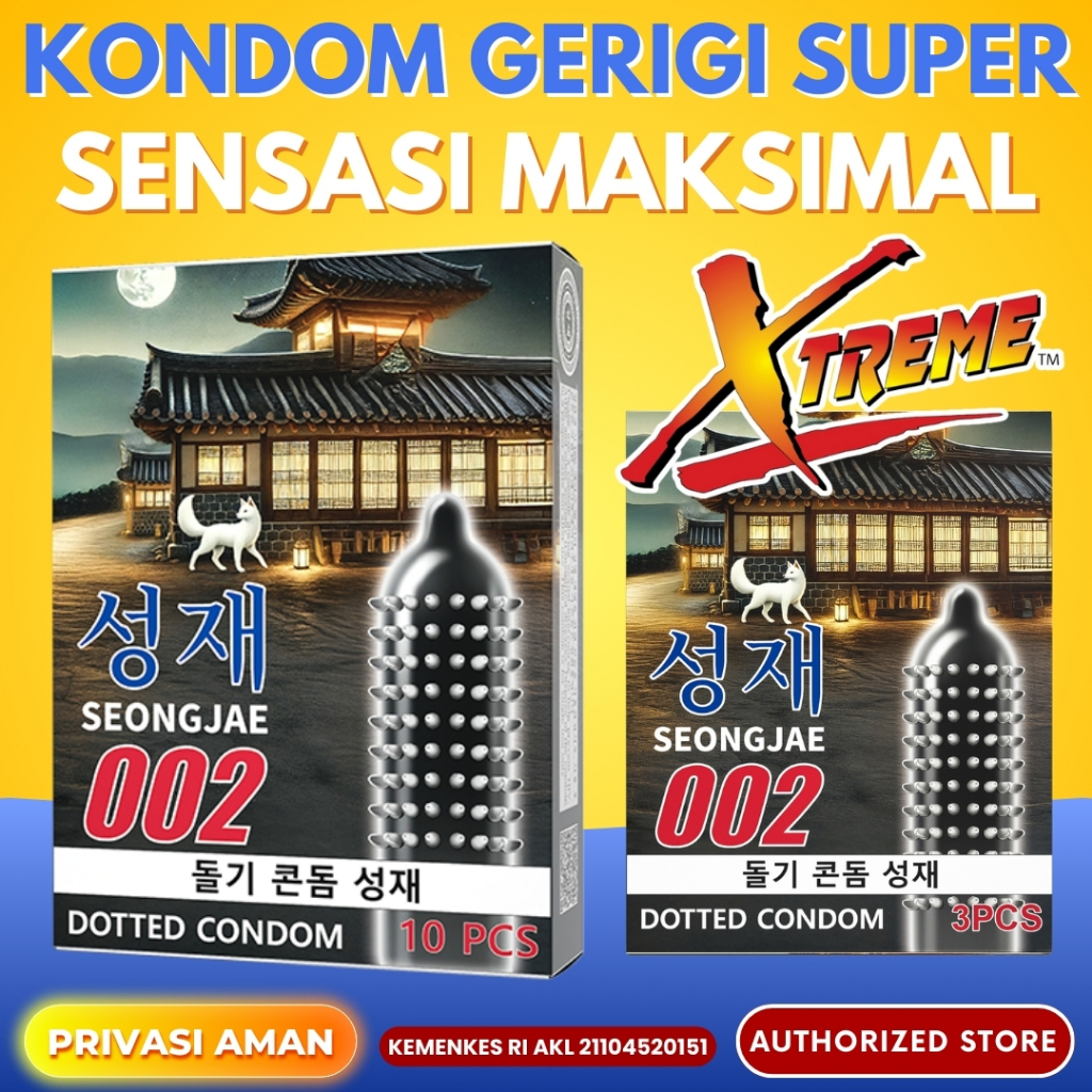Seongjae Kondom Tipis 001 Bergerigi Varian Original Terlengkap 10pcs