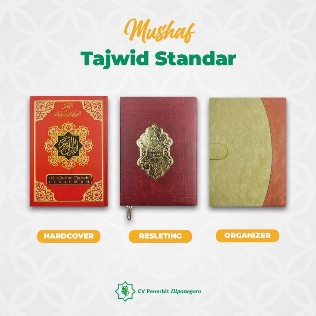 Al Qur'an Tajwid Terjemah Standar Organizer CV Diponegoro