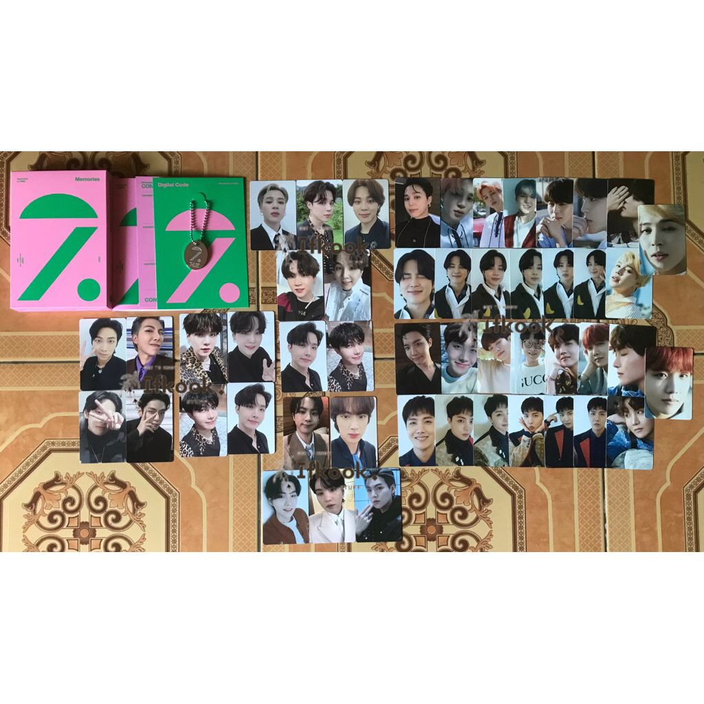[READY] Photocard BTS Namjoon Jin Suga Jhope Jimin Taehyung Jungkook Grammy Memo 2020 Dc Mots On:E D