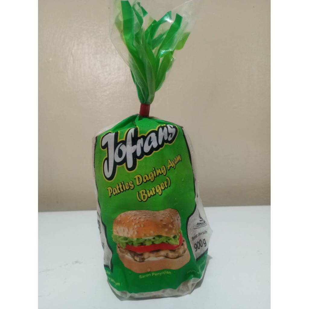 

JOFRANS BURGER PATTIES AYAM 900 GR ISI 15 KEPING