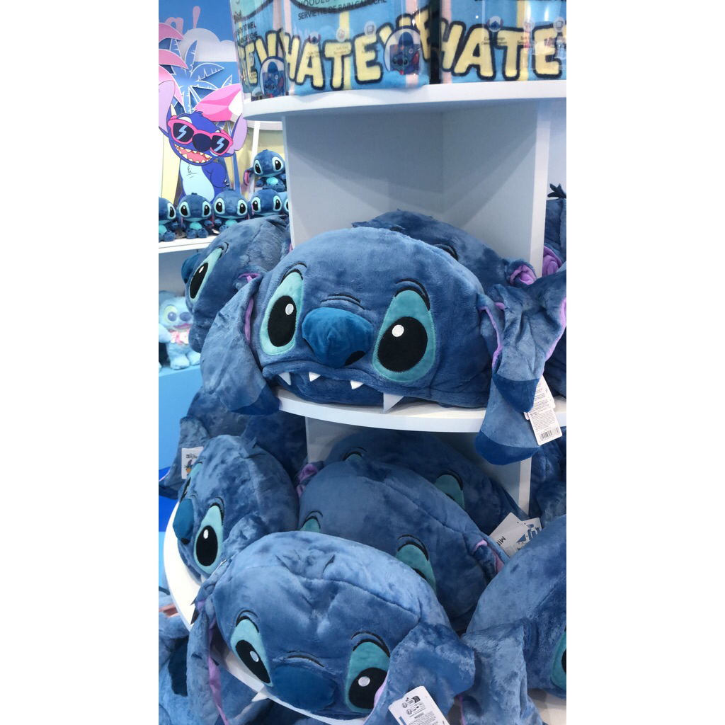 [READY STOCK] Merch Miniso Stitch Balmut Blanket Selimut Stitch