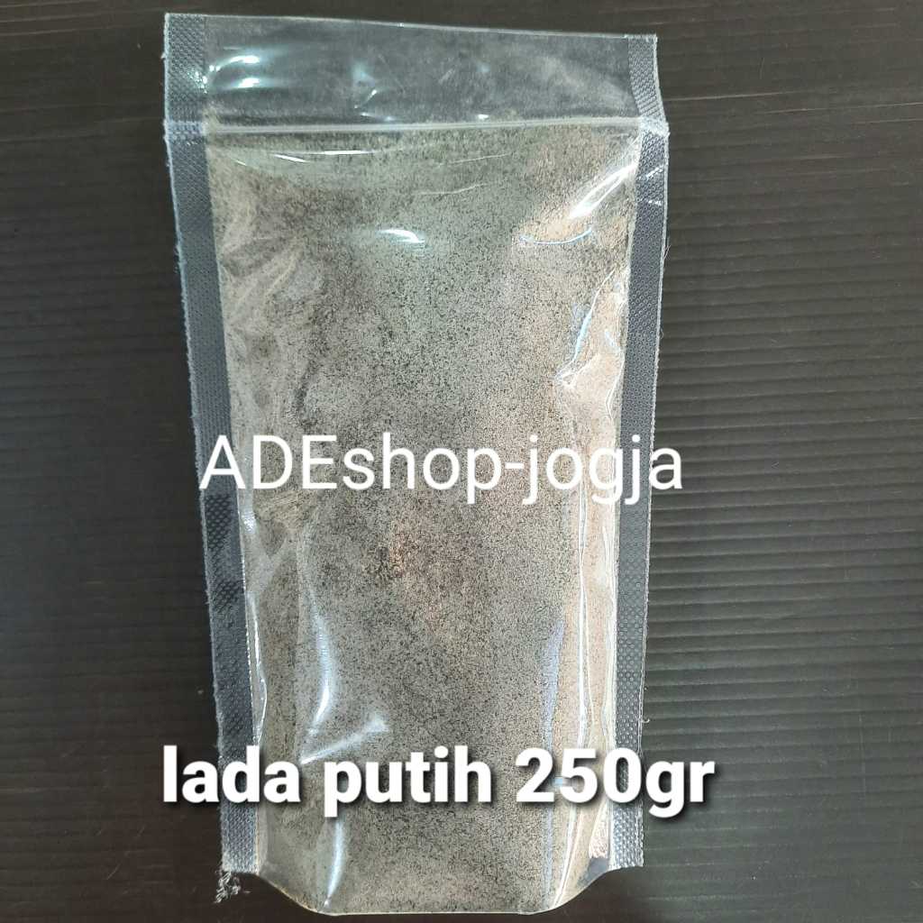 

lada putih bubuk white pepper powder 250 gr merica mrica