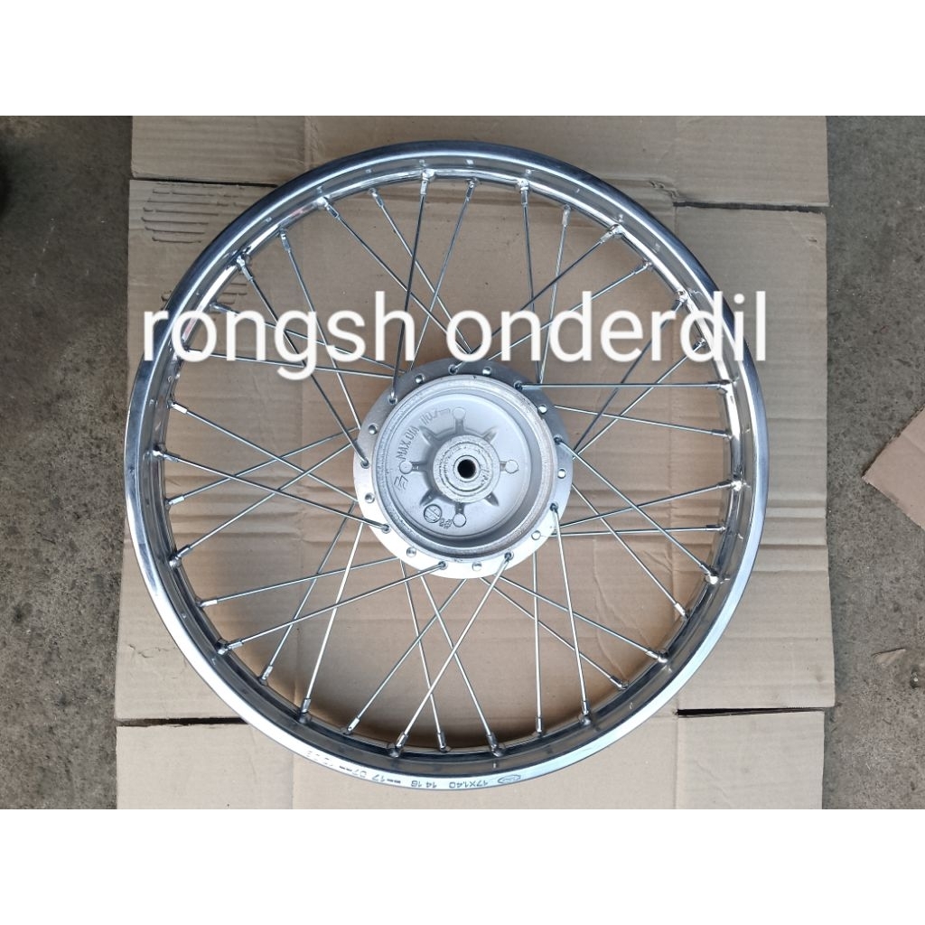 VELG BELAKANG SUZUKI SHOGUN SMASHTORNADO RC100 ORIGINAL COPOTAN