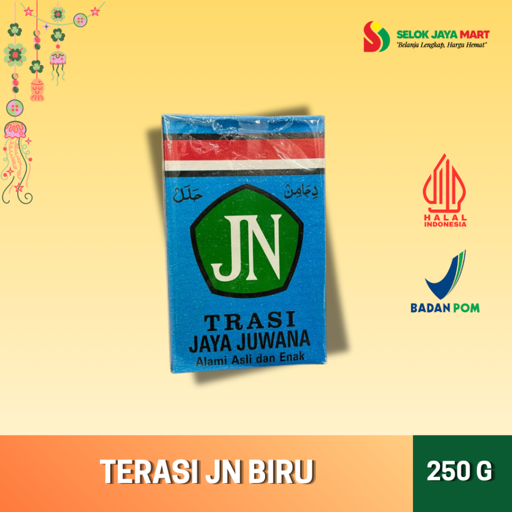 

TERASI JN BIRU 250G - JAYA JUWANA