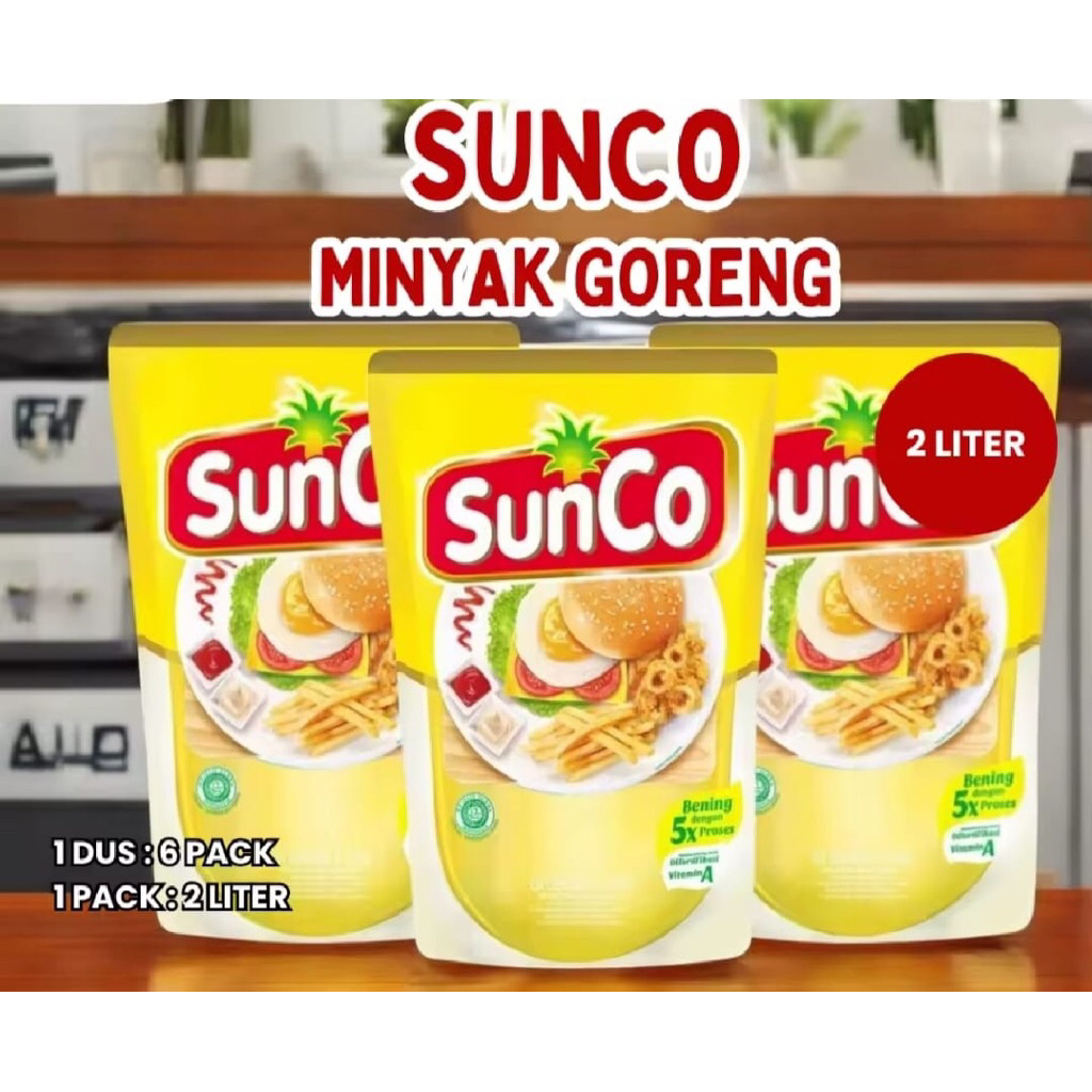 

Sunco Minyak Goreng 2 liter/ 1 liter Kartonan (Dona Mart)