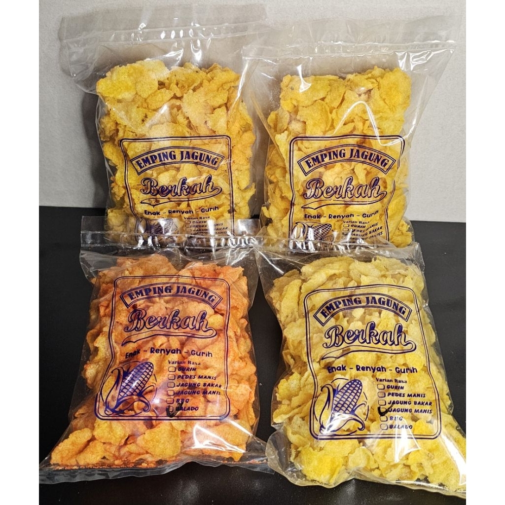 

Emping / Keripik Jagung BERKAH khas kabupaten semarang