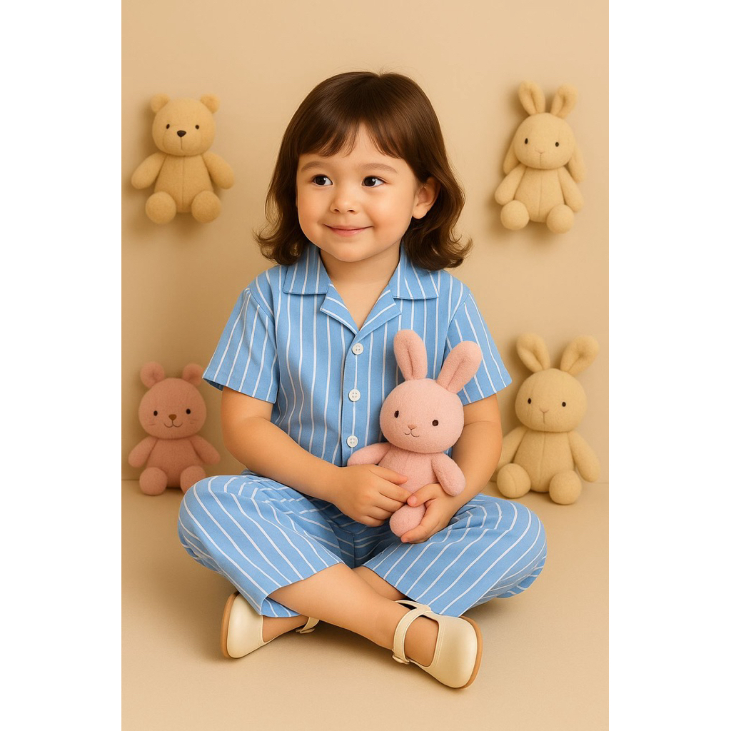 Lilo Oneset Outfit | One set anak Perempuan | Stelan Anak Perempuan 2- 8 tahun | Bahan Rayon Premium